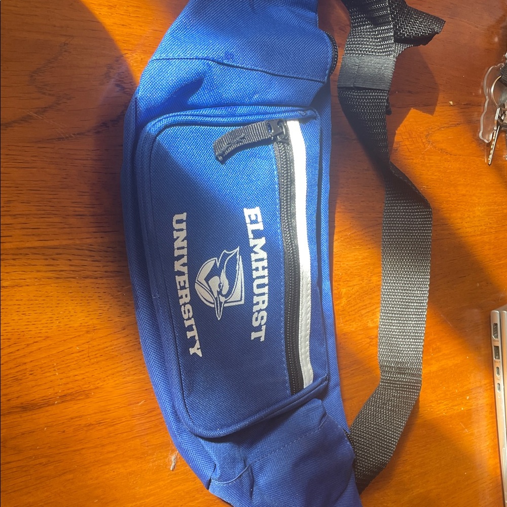Elmhurst University Blue Belt Bag